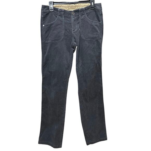 Kühl Women’s Corduroy Pant Gray Straight Leg Full Length Outdoor Size 8 - Picture 1 of 15